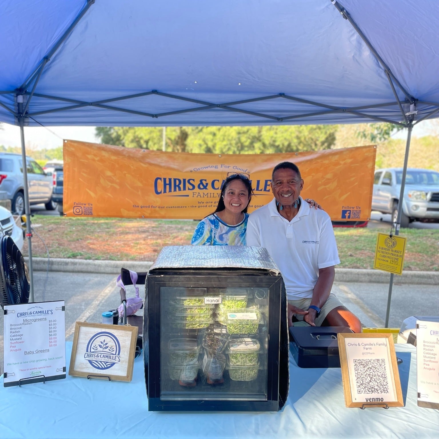 Find Chris & Camille’s Family Farm at the Red Stick Farmers Market